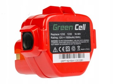 Аккумулятор Green Cell PA12 1220 1234 для Makita 6270D 6271D 6313D 1,5 Ач 12 В