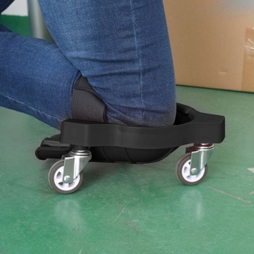 Многофункциональные наколенники на колесах для мастерской - черные