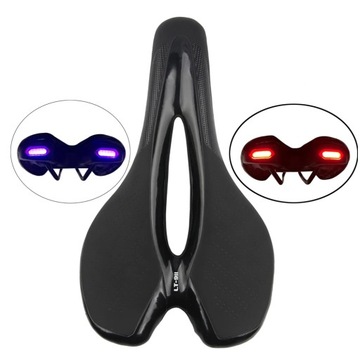 Siodełko do roweru z tylnym światłem miękka p