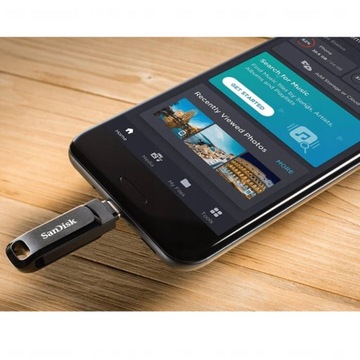 ФЛЕНКЕРНАЯ ПАМЯТЬ SANDISK 64 ГБ, ДВОЙНОЙ НАКОПИТЕЛЬ USB-C 3.1