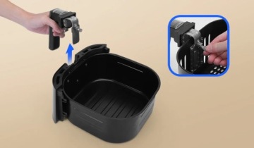 Вместительная обезжиренная фритюрница 7л 1900Вт Air Fryer XL 7 программ