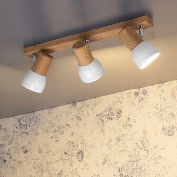 ДЕРЕВЯННЫЙ ПОТОЛОЧНЫЙ СВЕТИЛЬНИК SVENDA 2224374