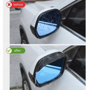 Зеркальный козырек, карбоновый дождевик 3M.