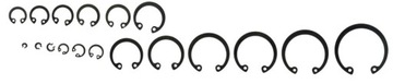Zestaw pierścieni wewnętrznych Seeger'a 300szt GEK