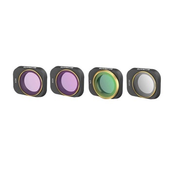 Sunnylife Zestaw 4x Filtr UV CPL ND4 ND8 Obiektywu Do Drona DJI Mini 3 Pro
