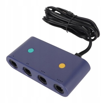 ZŁĄCZE 4-PORTOWE KONWERTER DLA NGC DO WIIU/PC/SW