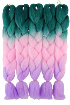 СИНТЕТИЧЕСКИЕ ВОЛОСЫ ЦВЕТНЫЕ ОМБРЕ БРИДЖИ 3-36