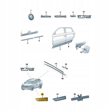 SKODA 3T0853431A2ZZ ZNAK