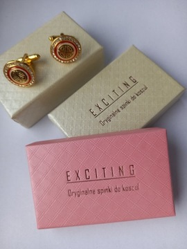 Spinki do mankietów koszul Karty do Gry Cztery Asy