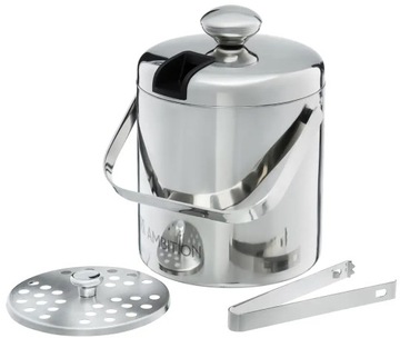 ВЕДРО ДЛЯ ЛЬДА ВЕДРО ДЛЯ ЛЬДА СТАЛЬ + ЩИПЦЫ