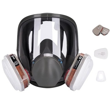 RESPIRATOR PEŁNOTWARZOWY MASKA Z FILTREM DO MALOWANIA NATRYSKOWEGO 15 W 1