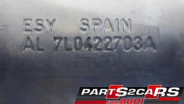 КРЫШКА РЕДУКТОРА ИЗ ЛИСТОВОГО МЕТАЛЛА КОЛОНКА 7L0422703A AUDI Q7