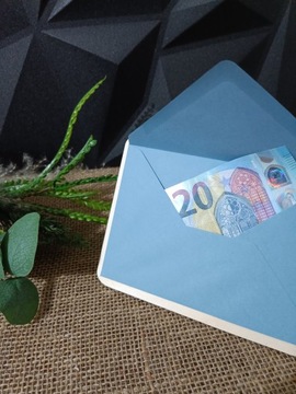 Открытка на день рождения, годовалый конверт с гравировкой