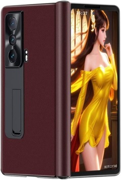 Skórzany Etui do HONOR Magic V2 5G, Uchwyt, Powłoka Telefonu Komórkowego