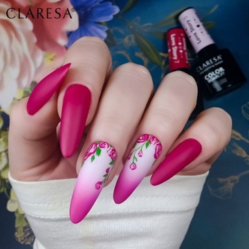 Claresa TOP DIAMOND No Wipe 5 мл для гибридных лаков для ногтей, бриллиантовый блеск