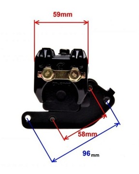 ЗАДНИЙ ТОРМОЗНОЙ СУППОРТ BASHAN ATV 200 250
