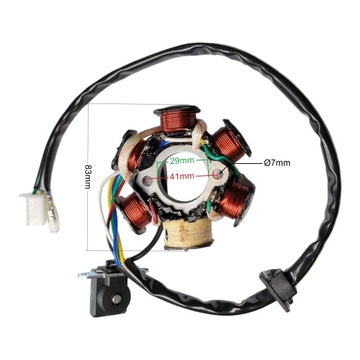 Статор Воспламенитель Статор 6 катушек 4T GY6 125ccm