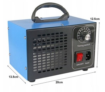 GENERATOR OZONU OZONATOR Czasomierz 28000 mg/h Niebieski