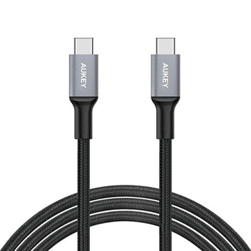 AUKEY CB-CD6 нейлоновый кабель USB C - USB C 2 м