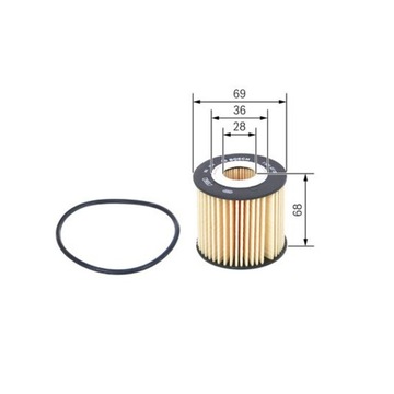BOSCH FILTR OLEJE DO TOYOTA AURIS YARIS LEXUS LC