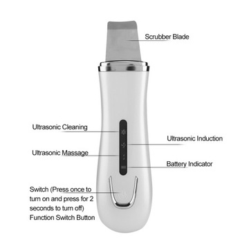 Ultradźwiękowy peeling do skóry twarzy Usuwanie