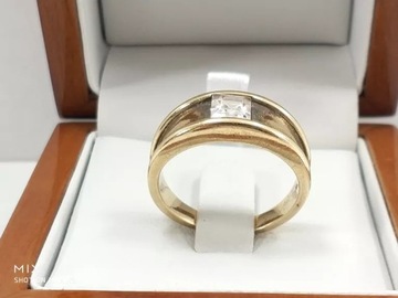 PIĘKNY ZŁOTY PIERŚCIONEK P333 R18 4,92G