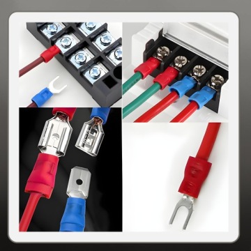 НАБОР ИЗОЛИРОВАННЫХ КАБЕЛЬНЫХ НАКОНЕЧНИКОВ 280 ШТ НАБОР XXL