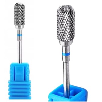 FREZ KARBIDOWY Z WĘGLIKA SPIEKANEGO WALEC WĄSKI ŚREDNI NIEBIESKI