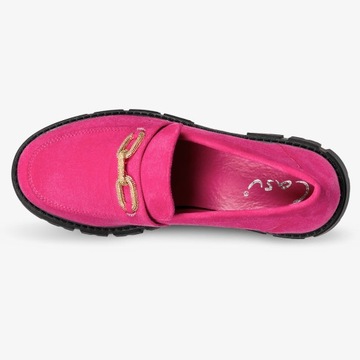 Moccasins Женская платформа обуви Золотой украшение 38