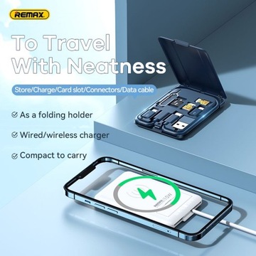 Дорожный набор — индуктивное зарядное устройство, кабель USB-C, адаптеры USB, ключ SIM-карты.