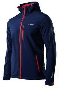 KURTKA HI-TEC MĘSKA WODOODPORNA SOFTSHELL KAPTUR L