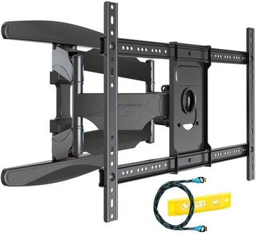 UCHWYT DO TELEWIZORA 50KG 75 CALI REGULACJA HDMI