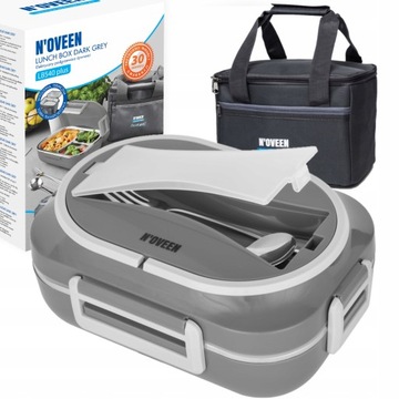ELEKTRYCZNY LUNCH BOX POJEMNIK PODGRZEWACZ OBIADU DO BIURA AUTA TIRA 12/24V