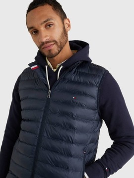 Męska Kamizelka Pikowana Tommy Hilfiger Granatowy XXL MW0MW18762 DW5