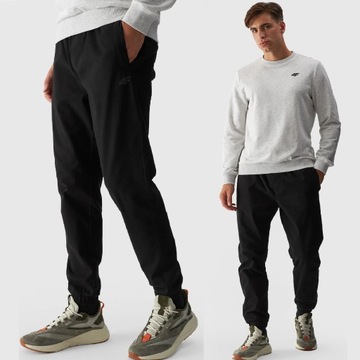 SPODNIE MĘSKIE 4F CASUAL JOGGERY XXL CZARNE TTROM0944 AW24