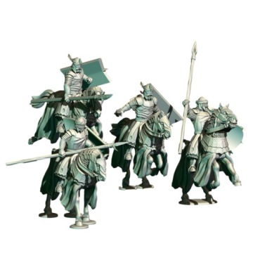 Dark Souled Men Riders - x5 LOTR MESBG