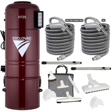 CycloVac H725 + Zestaw OPTIMA MAX x 2 z wężami 9m + 9m