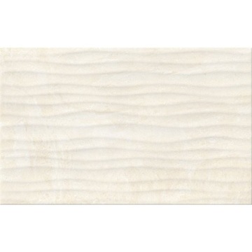 PŁYTKI ŚCIENNE do łazienki beż kamień POŁYSK 25x40