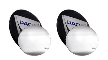 DACIA 55mm naklejki silikon na kołpaki , dekielki