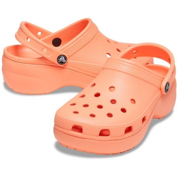 crocs damskie chodaki na platformie classic lekkie buty sportowe 38-39 w8