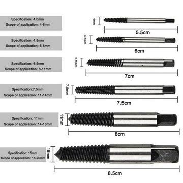 Простой в использовании экстрактор болтов, инструмент для снятия болтов, многофункциональный, прочный