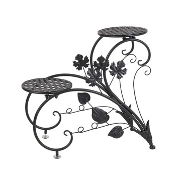 Металлическая подставка для цветов 4 цветочных горшка Подставка для цветов в форме сердца