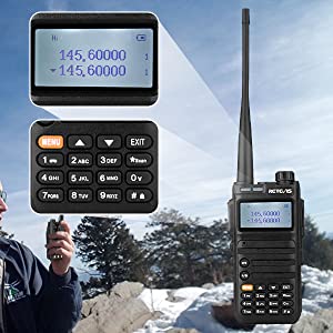 Retevis RA685 Двухдиапазонная радиостанция, портативная радиолюбительская радиостанция, FM-радио