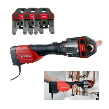 Zaciskarka Rothenberger ROMAX 3000AC + 3 cęgi SV