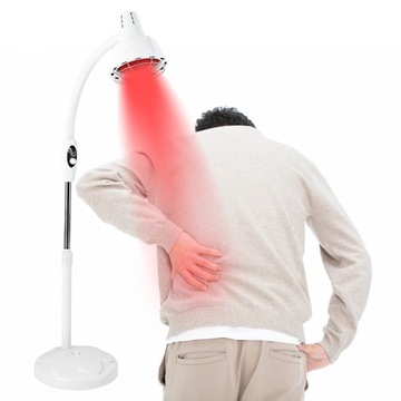 Lampa Na Podczerwień Lecznicza Światło 275W Mocna Na Ból Relaks Masaż