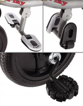 ТРЕХКОЛЕСНЫЙ ВЕЛОСИПЕД 360 ВРАЩАЮЩИЙСЯ СКЛАДНОЙ КОРПУС ДЛЯ ДЕТЕЙ СУМКА-КОРЗИНА 3в1