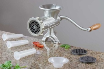 РУЧНАЯ МЯСОРУБКА Чугун №. 10 наполнителей, 3 сита, воронки