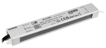 Zasilacz 12V 2.5A 30W IP67 AF12-2501