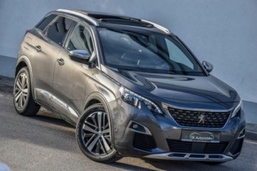 Peugeot 3008 II Crossover 2.0 BlueHDi 180KM 2019 Peugeot 3008 PEUGEOT 3008 2.0 GT HDI 180KM LED Panorama Kamery-360 Gwaranc