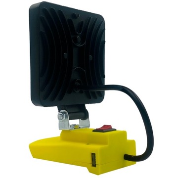 РАБОЧАЯ ЛАМПА ДЛЯ ГАЛОГЕННОЙ ЛАМПЫ DEWALT 18В + USB